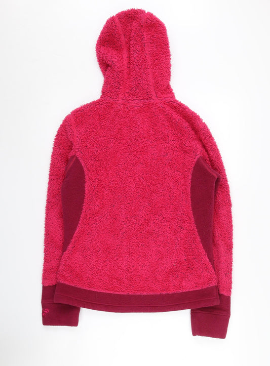 Jack Wolfskin Women's Red Mid-Length Hooded Jacket M