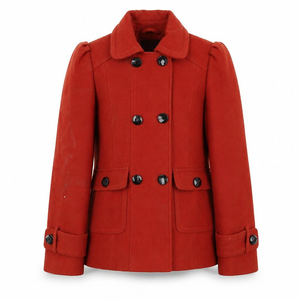 Dorothy Perkins Women’s Red Pea Coat Size 10