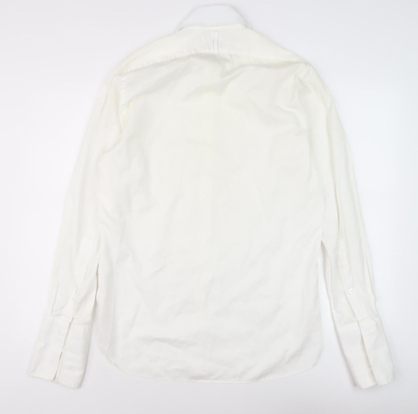 DE&S Manchester Men's White Dress Shirt, Size 16