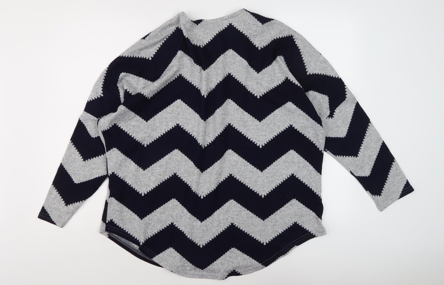 Izabel London Women's Multicoloured Zip Jumper Size 12
