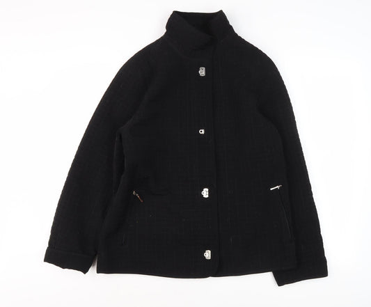 Callery Women's Black Wool Jacket M - Elegant Design