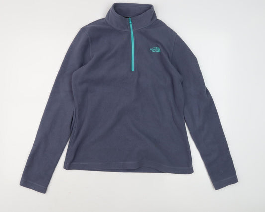 The North Face Women's Blue Fleece Sweatshirt M