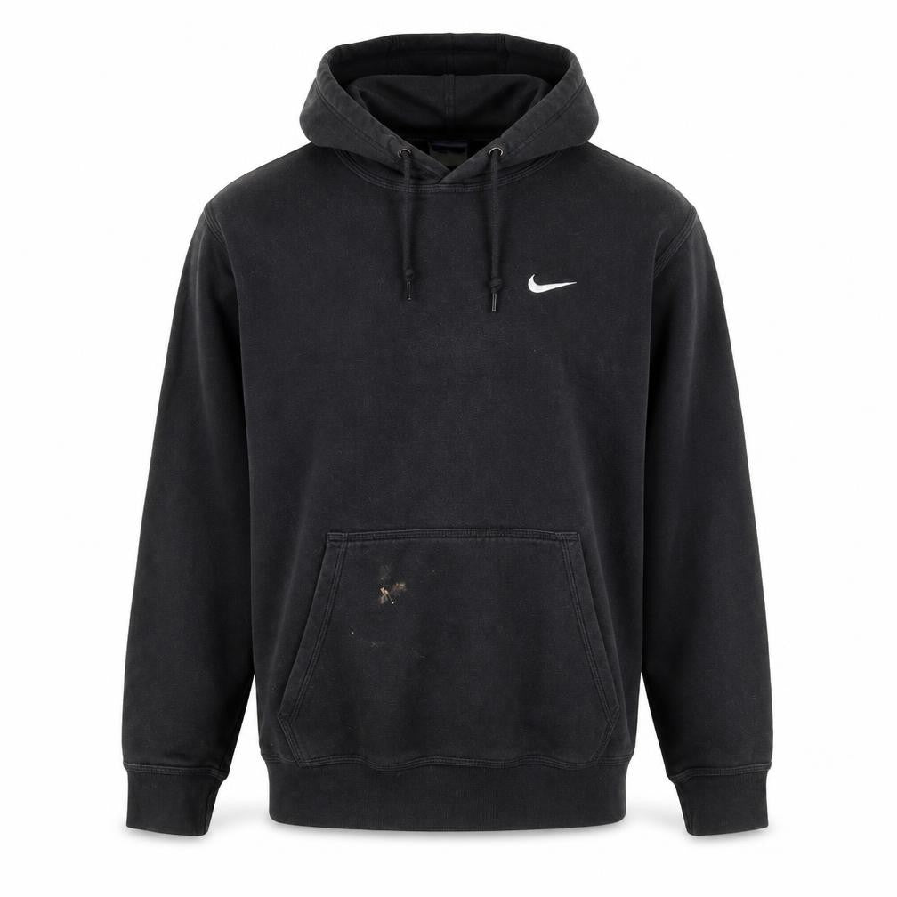 Mens UK M Regular Nike Black Pullover Hoodie