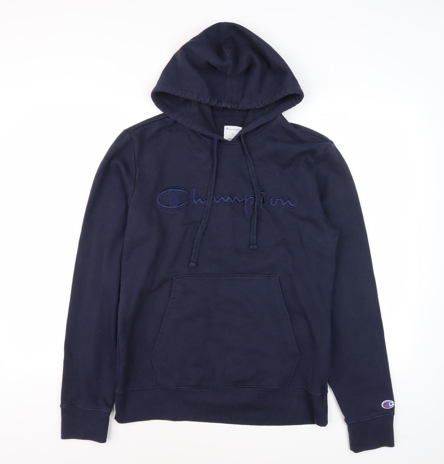 Champion Men's Blue Pullover Hoodie, Size S