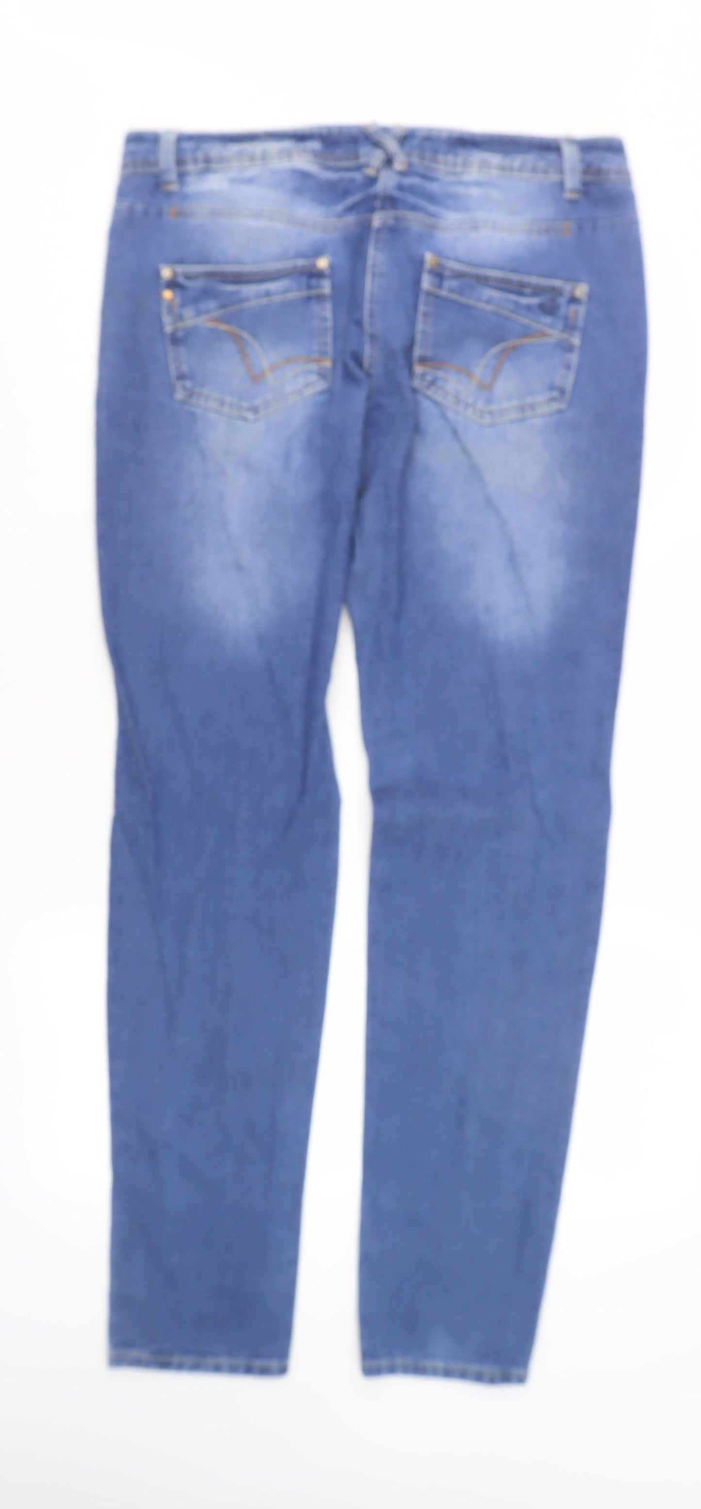 SoulCal & Co Women's Blue Distressed Jeans Size 12