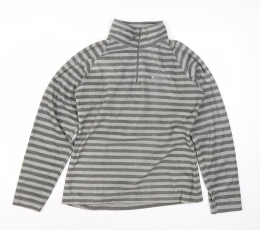 Mountain Warehouse Grey Striped Sweatshirt - Size 12