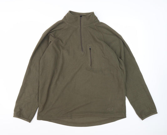 Peter Storm Green Men's M Fleece Zip Sweatshirt