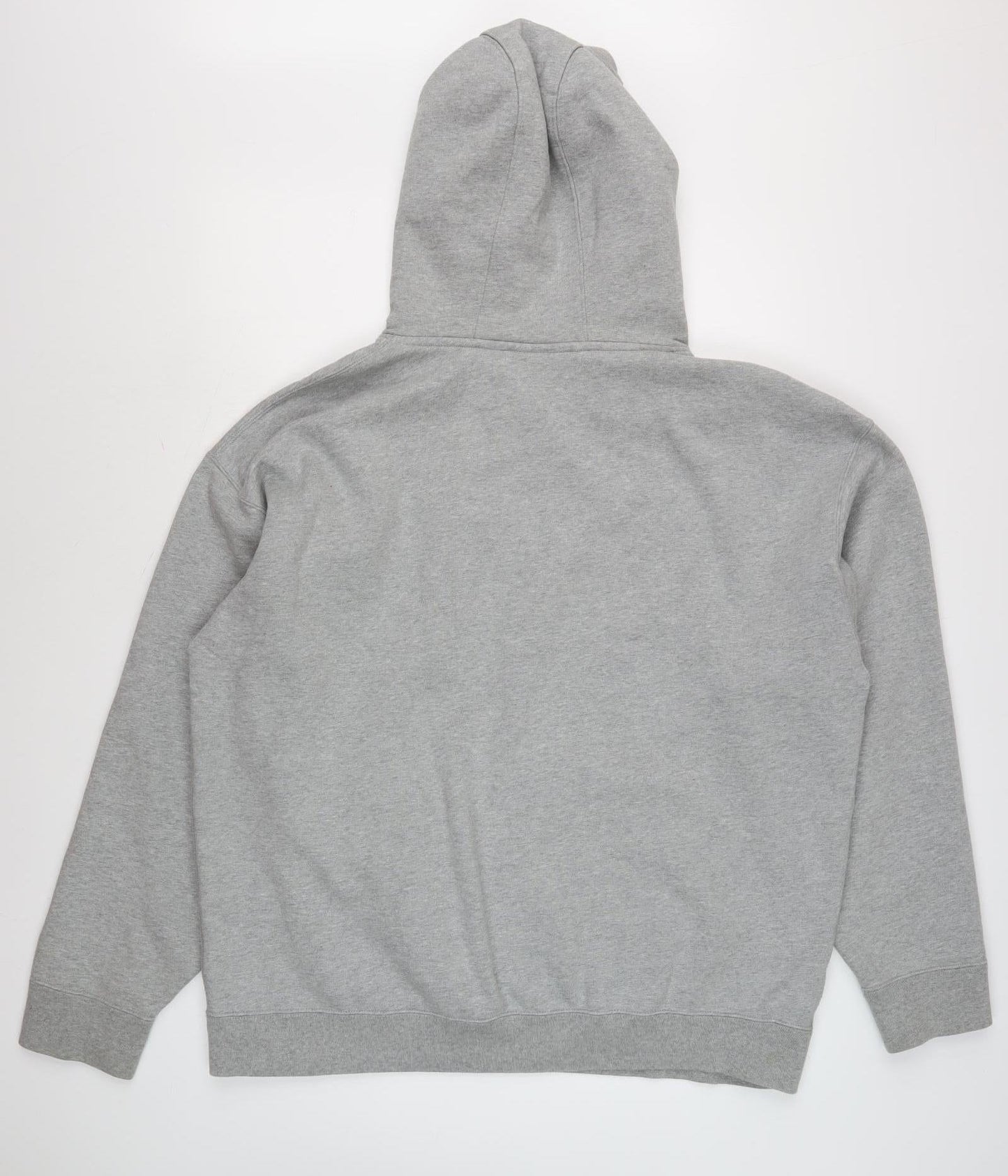 Nike Men's Grey Hoodie, Size L, Logo Pullover