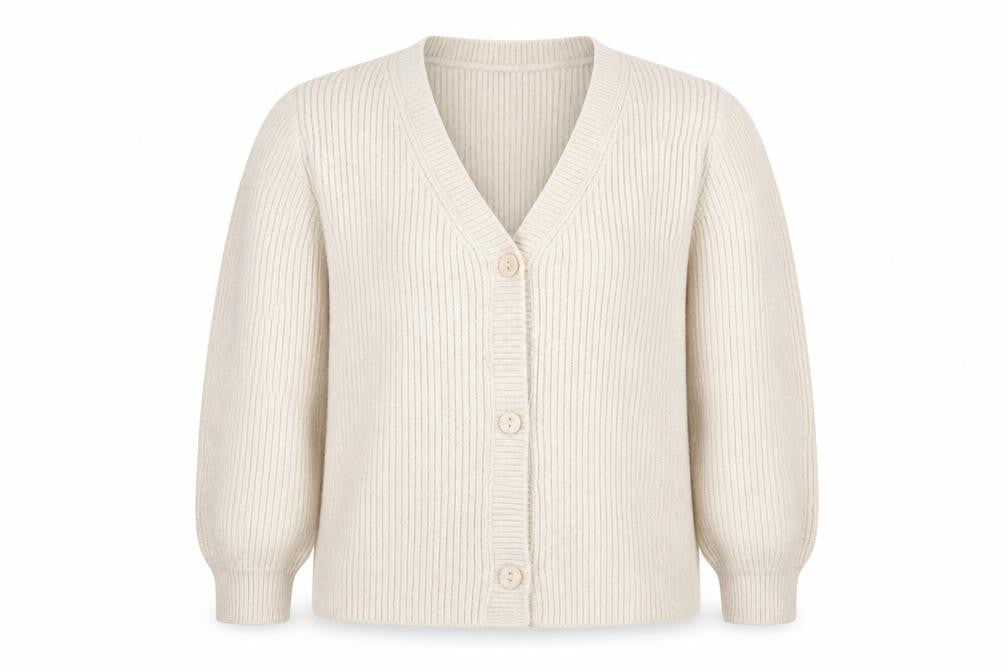 Zara Unisex Baby Beige Cardigan 18-24 Months Knit Cotton Blend