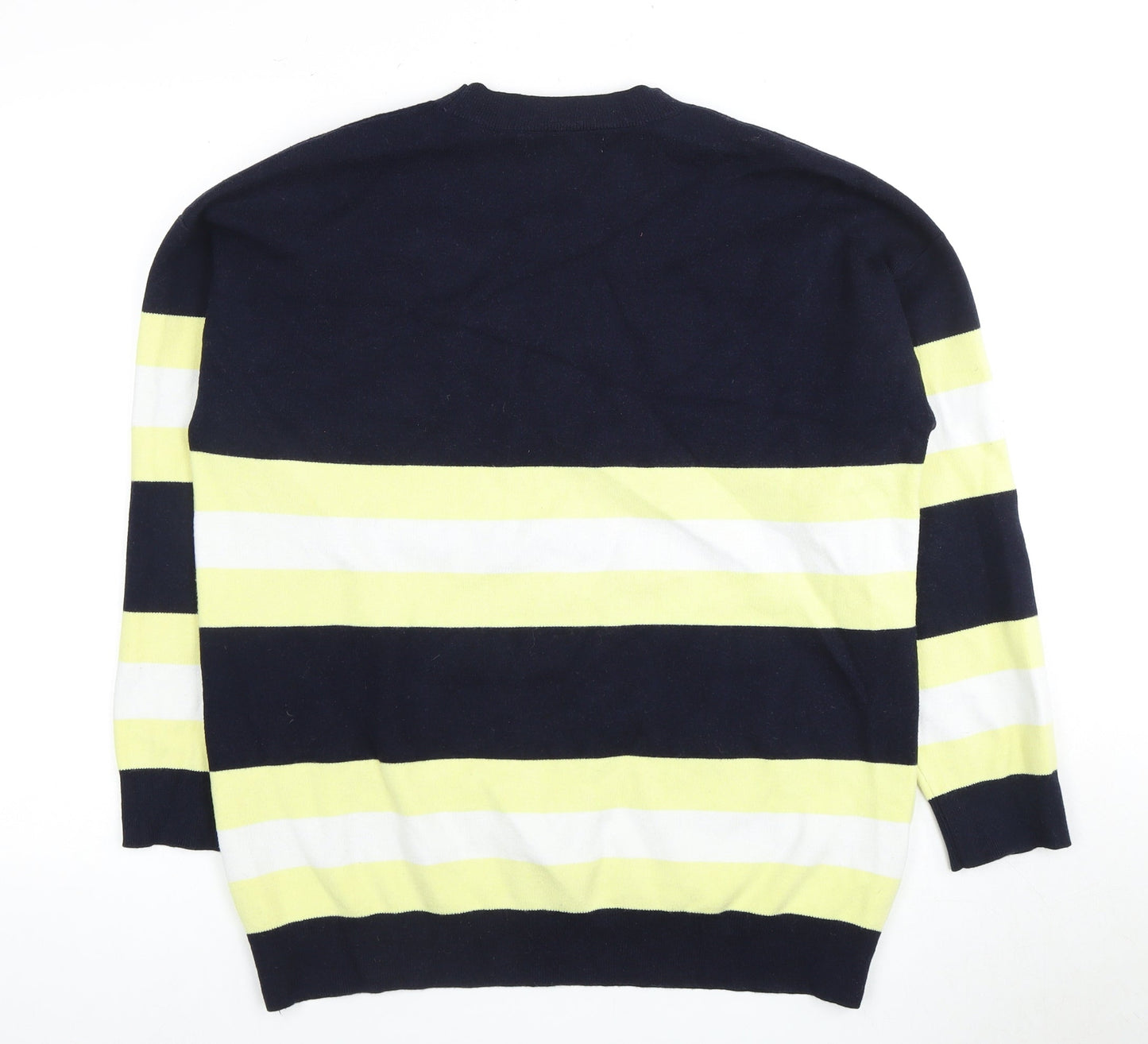 MNG Women's Striped Pullover Jumper Multicoloured Size 14