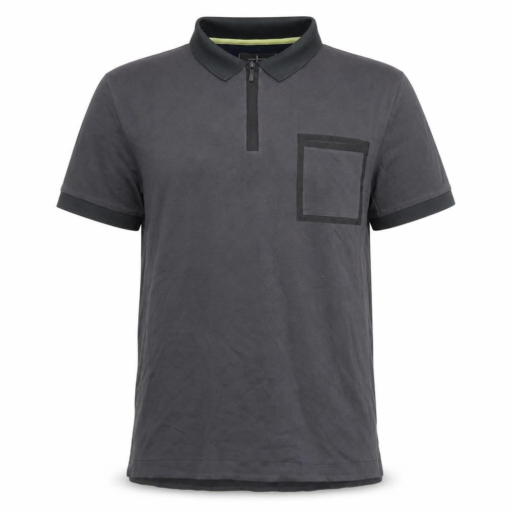 Jasper Conran Men's Grey Polo, M, Relaxed Modern Style