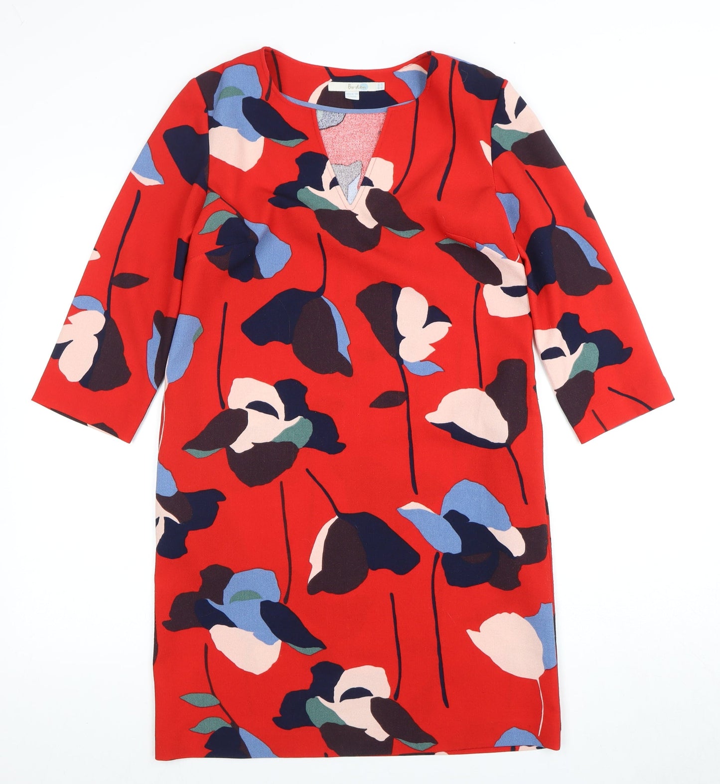 Boden Women's Multicoloured Floral Dress Size 10