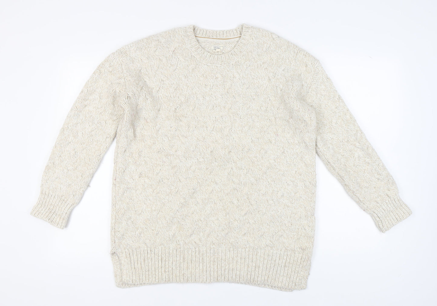 FatFace Women's Beige Pullover Jumper Size 12