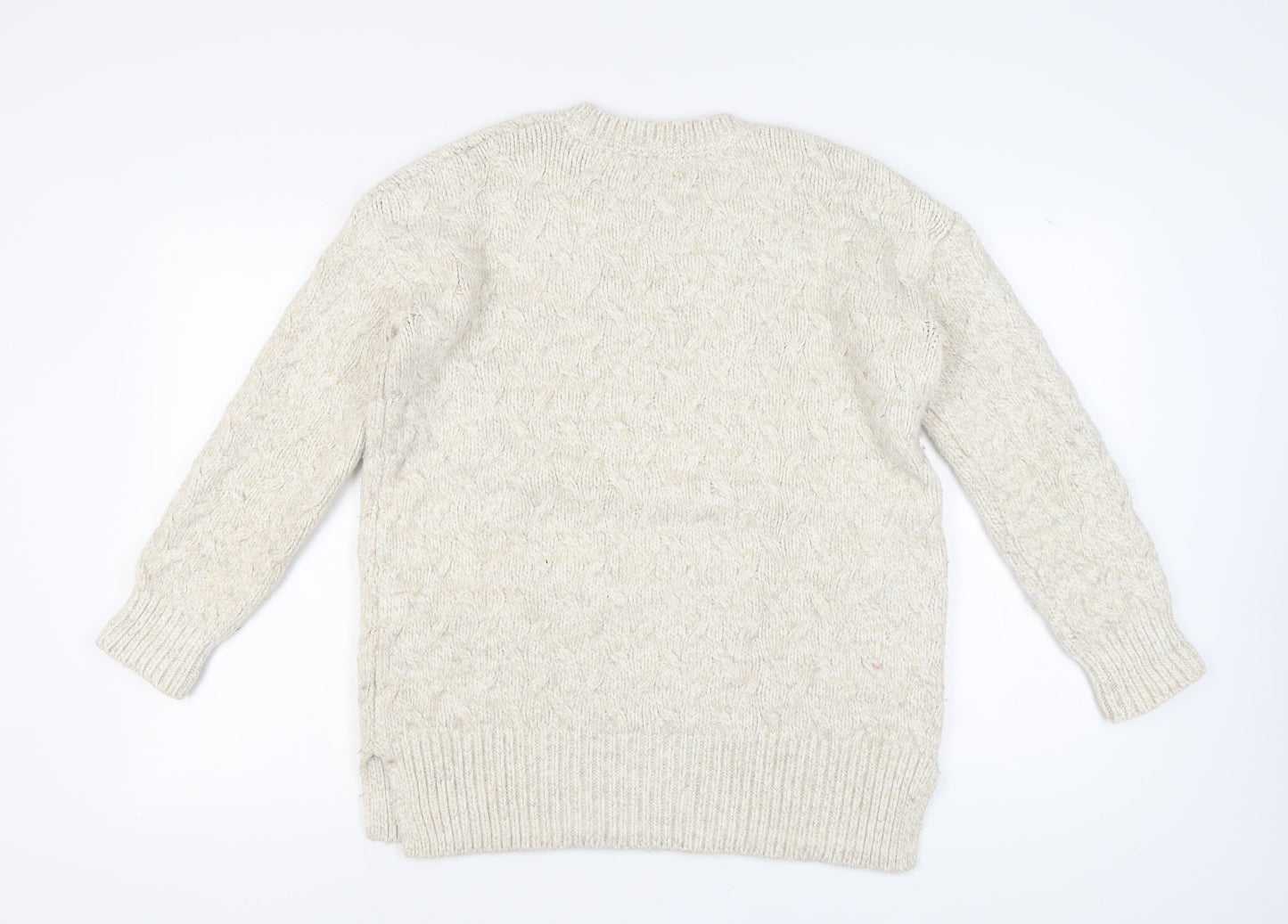 FatFace Women's Beige Pullover Jumper Size 12