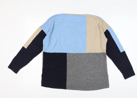 White Stuff Women's Multicoloured Jumper, Size 14