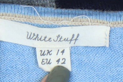 White Stuff Women's Multicoloured Jumper, Size 14