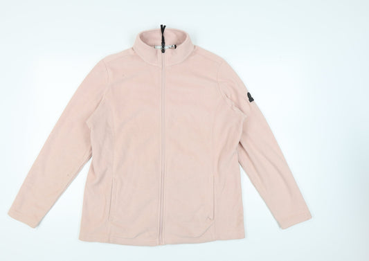 TOG 24 Pink Fleece Women's Jacket Size 14