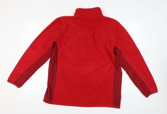 Peter Storm Men's Red Fleece Sweatshirt L 1/2 Zip
