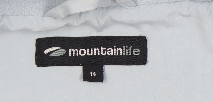 Mountainlife Women's Blue Fleece Jacket Size 14