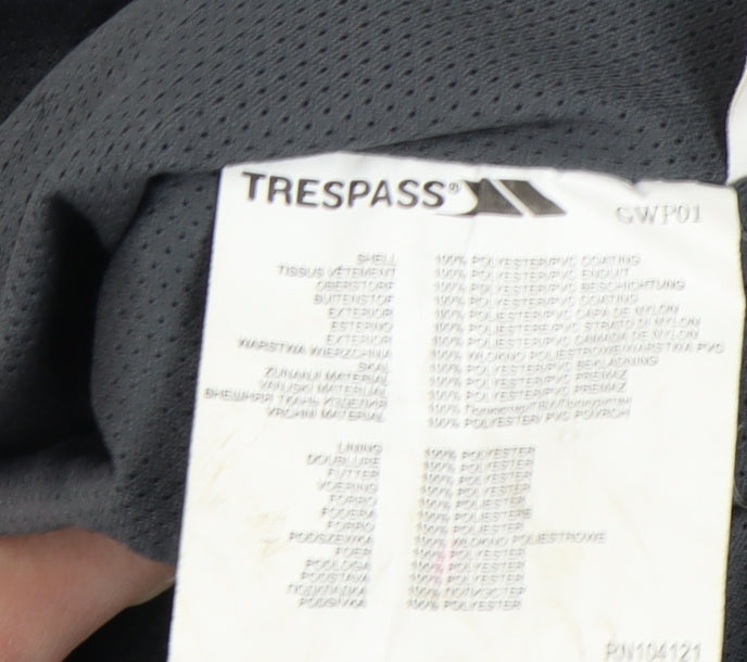 Trespass Men's Grey Waterproof Jacket 2XS