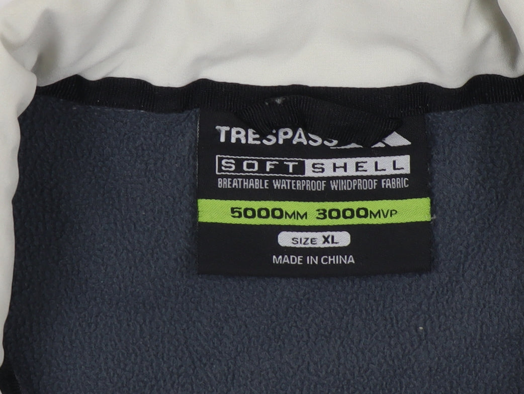 Trespass Men's XL White Soft Shell Jacket