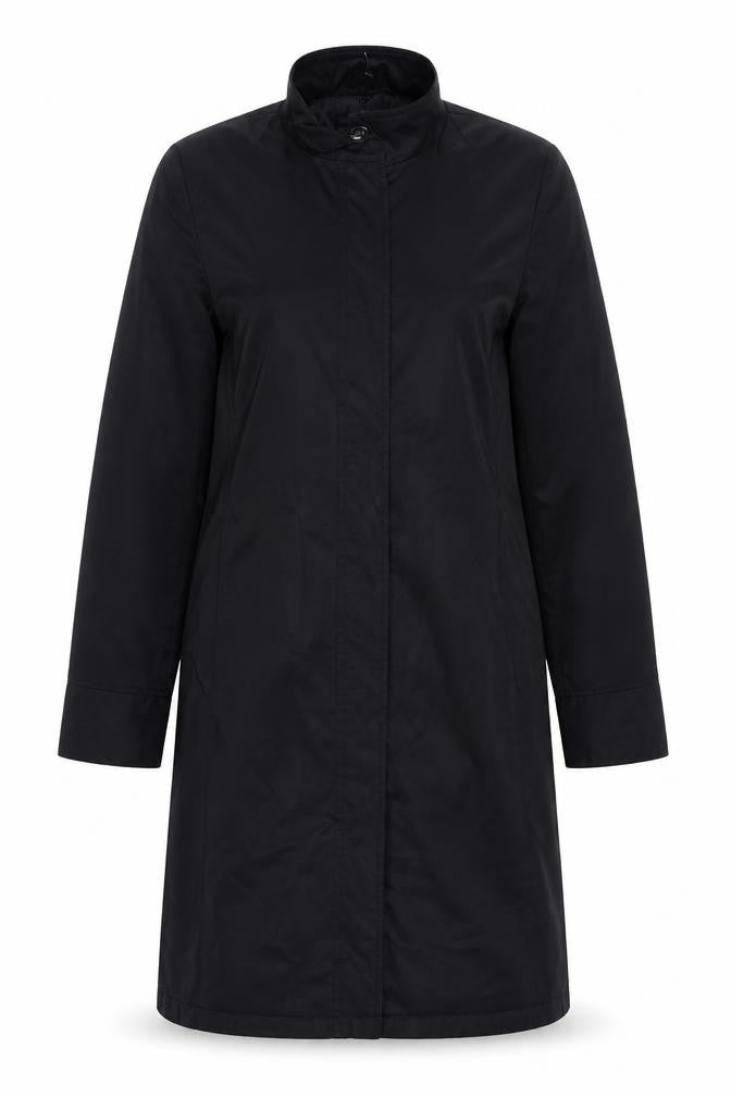 Dorothy Perkins Women's Black Long Coat Size 14