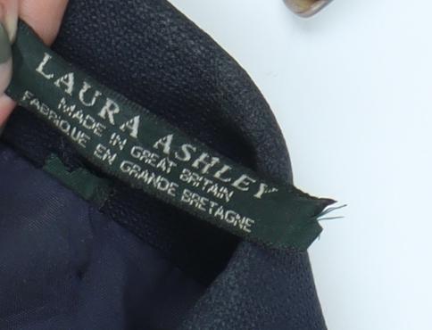 Laura Ashley Women's Blue Wool Suit Jacket Size 14