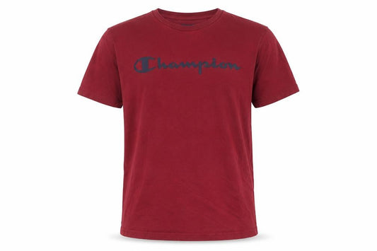 Champion Boys Red XL T-Shirt Logo Casual Short Sleeve
