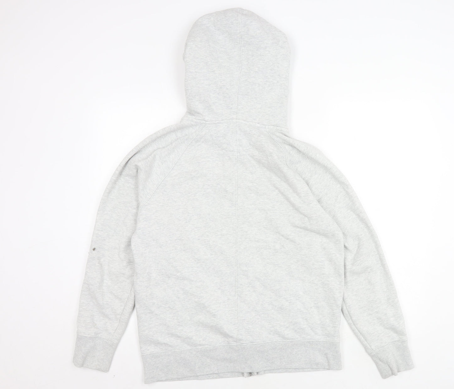 Gap Men's Grey Hooded Varsity Jacket L