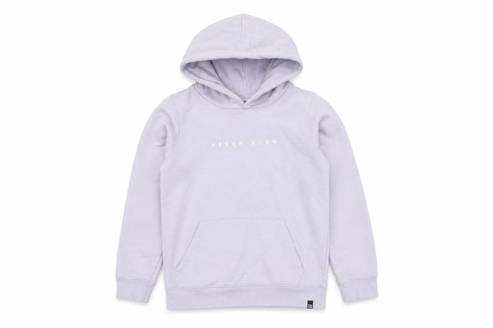 HAGER VOR Girls Purple Pullover Hoodie Cotton Blend