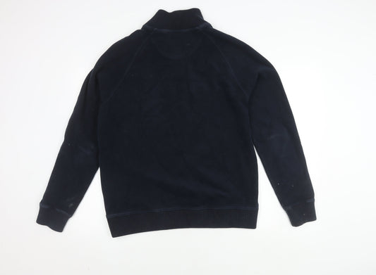 Henri Lloyd Men's Black L Sweatshirt 1/2 Zip