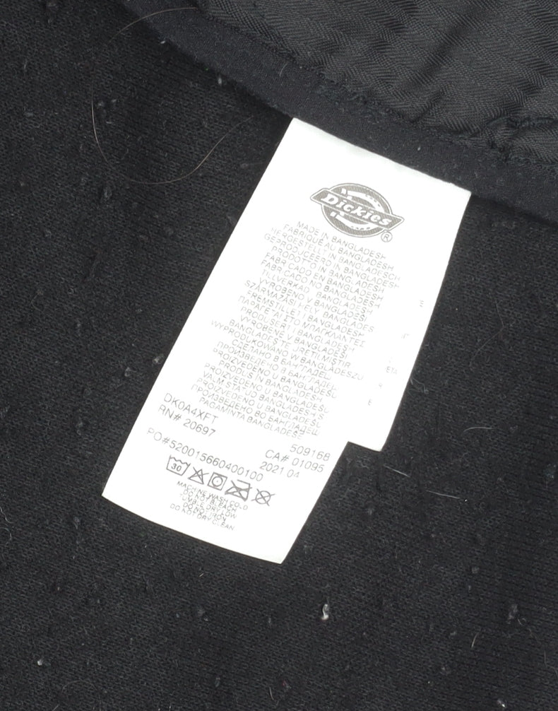 Dickies Men's Black Bomber Jacket Medium Casual