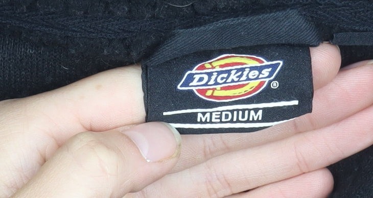 Dickies Men's Black Bomber Jacket Medium Casual