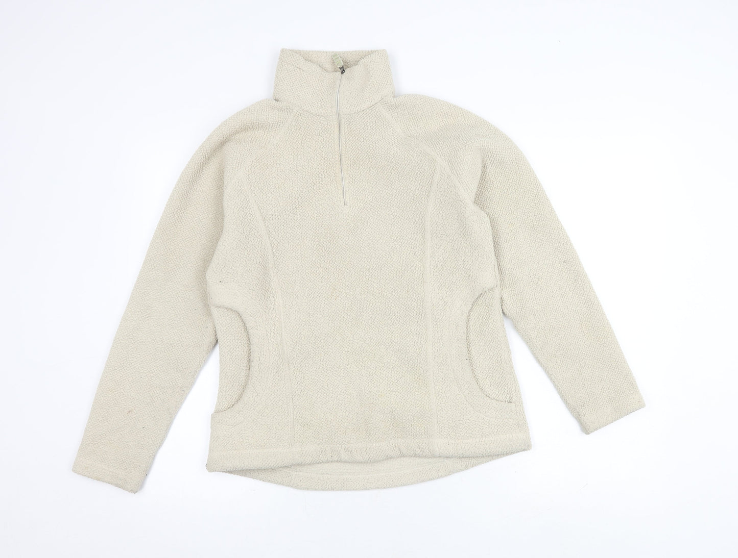 Peter Storm Women's Ivory Fleece Sweatshirt Size 12