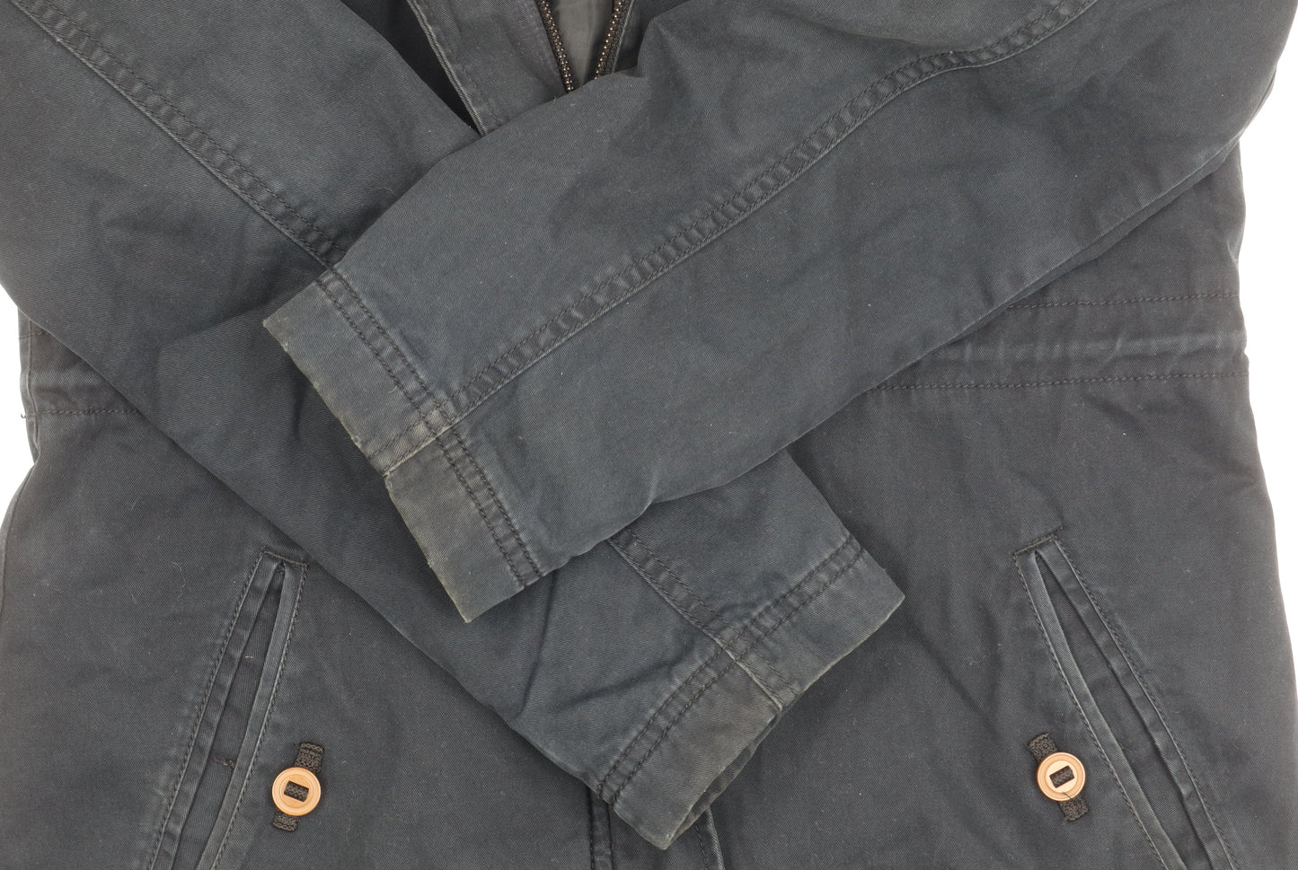 Adidas Women's Black Parka Jacket, S, Hooded Zip