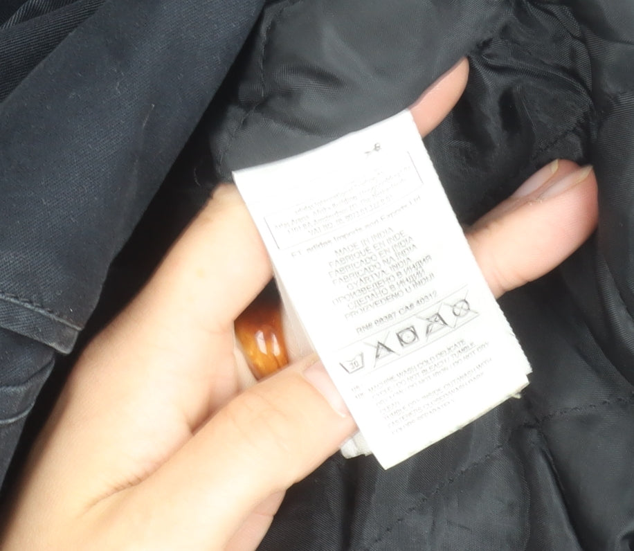 Adidas Women's Black Parka Jacket, S, Hooded Zip