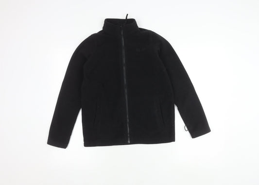 TOG24 Boys Black Polyester Basic Jacket 11-12 Years