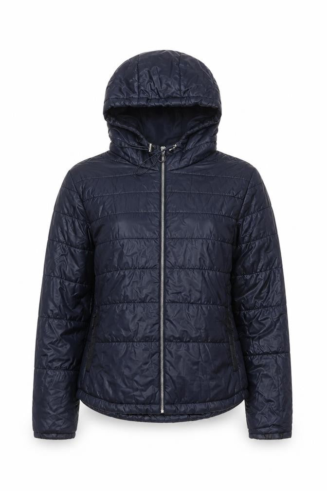 Bershka Women's Blue XL Puffer Jacket Winter