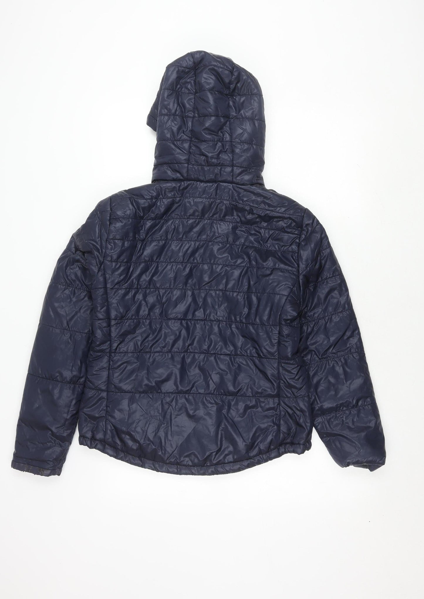 Bershka Women's Blue XL Puffer Jacket Winter