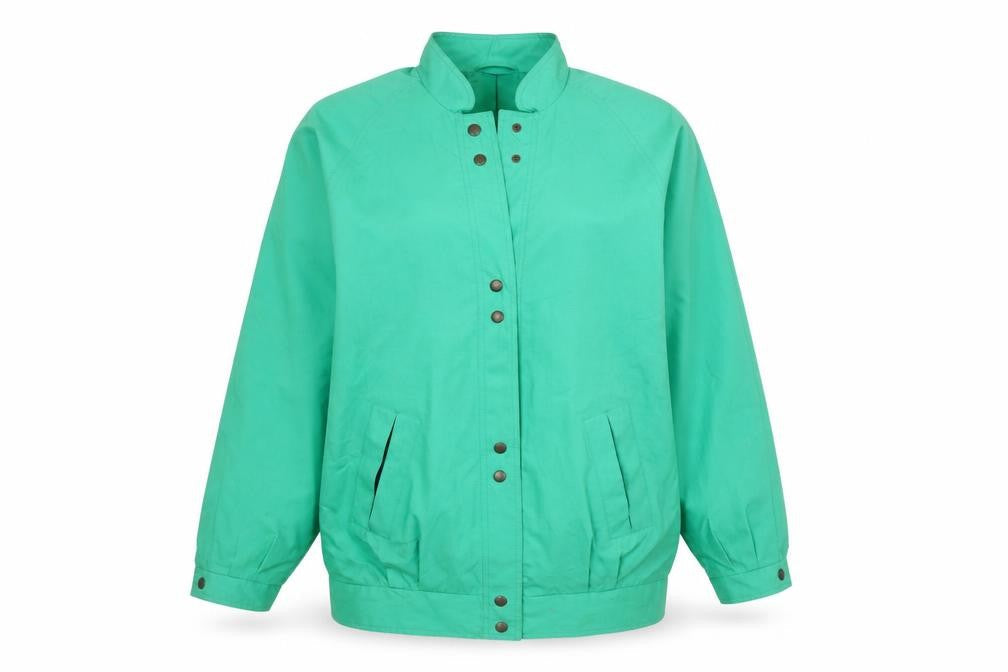 St Michael Women's Green Basic Jacket Size 14