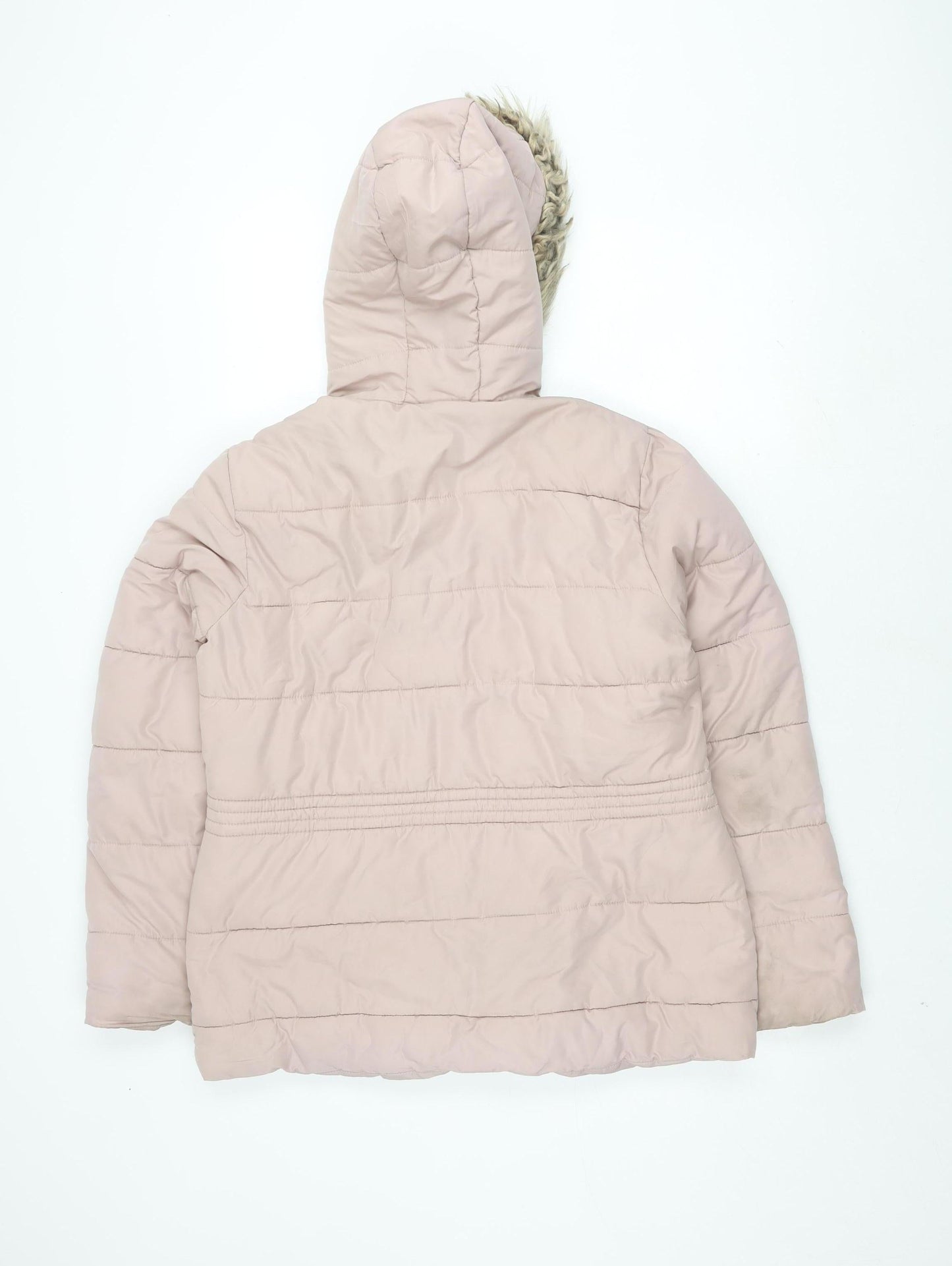 Dorothy Perkins Petite Pink Puffer Jacket Size 12