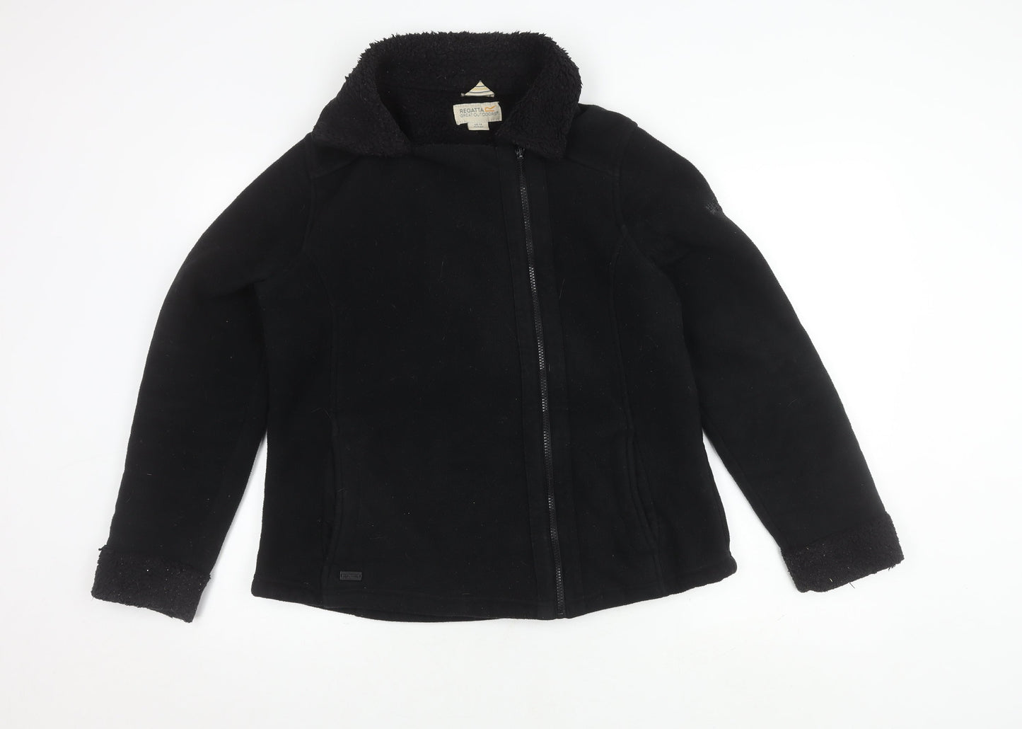Regatta Women's Black Fleece Jacket Size 14