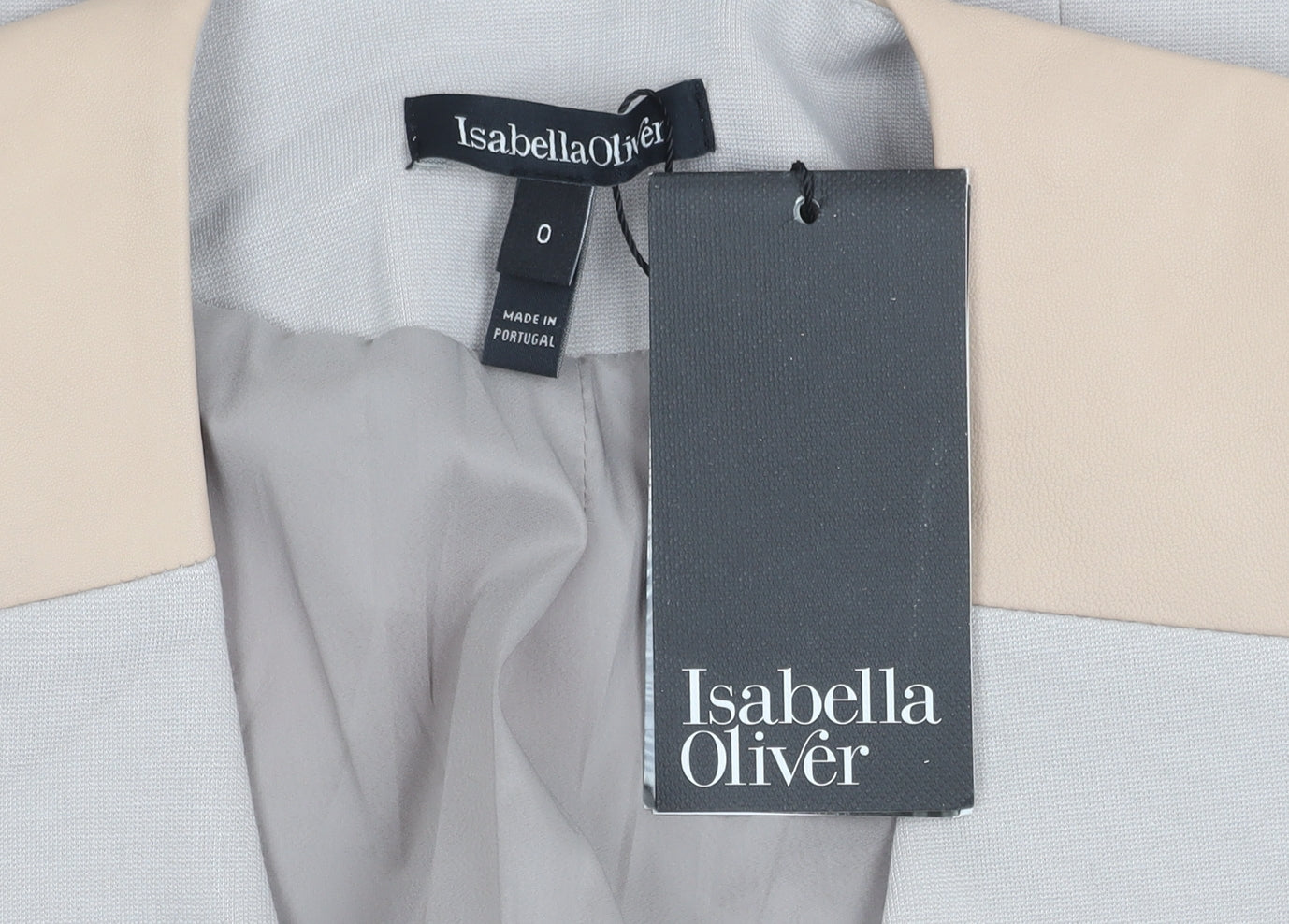 Isabella Oliver Women's Beige Blazer, Size 2XS, Stretch