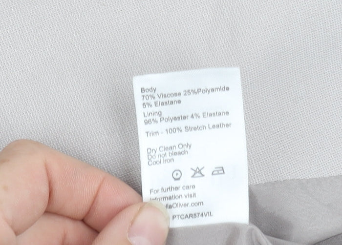 Isabella Oliver Beige Women's Blazer, Size 2, Colourblock