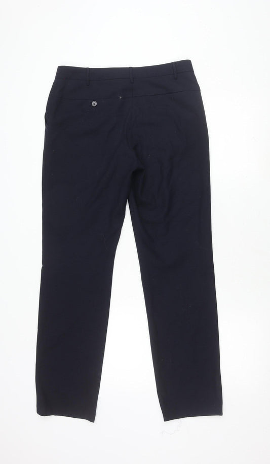 Marks and Spencer Women's Blue Trousers Size 10