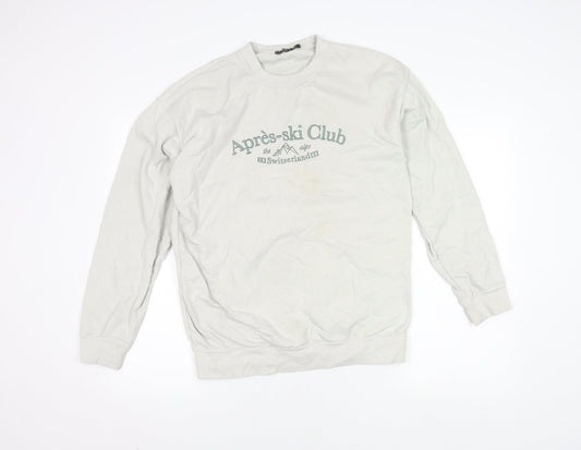 Girl Knows All Women's Ivory Pullover Sweatshirt S