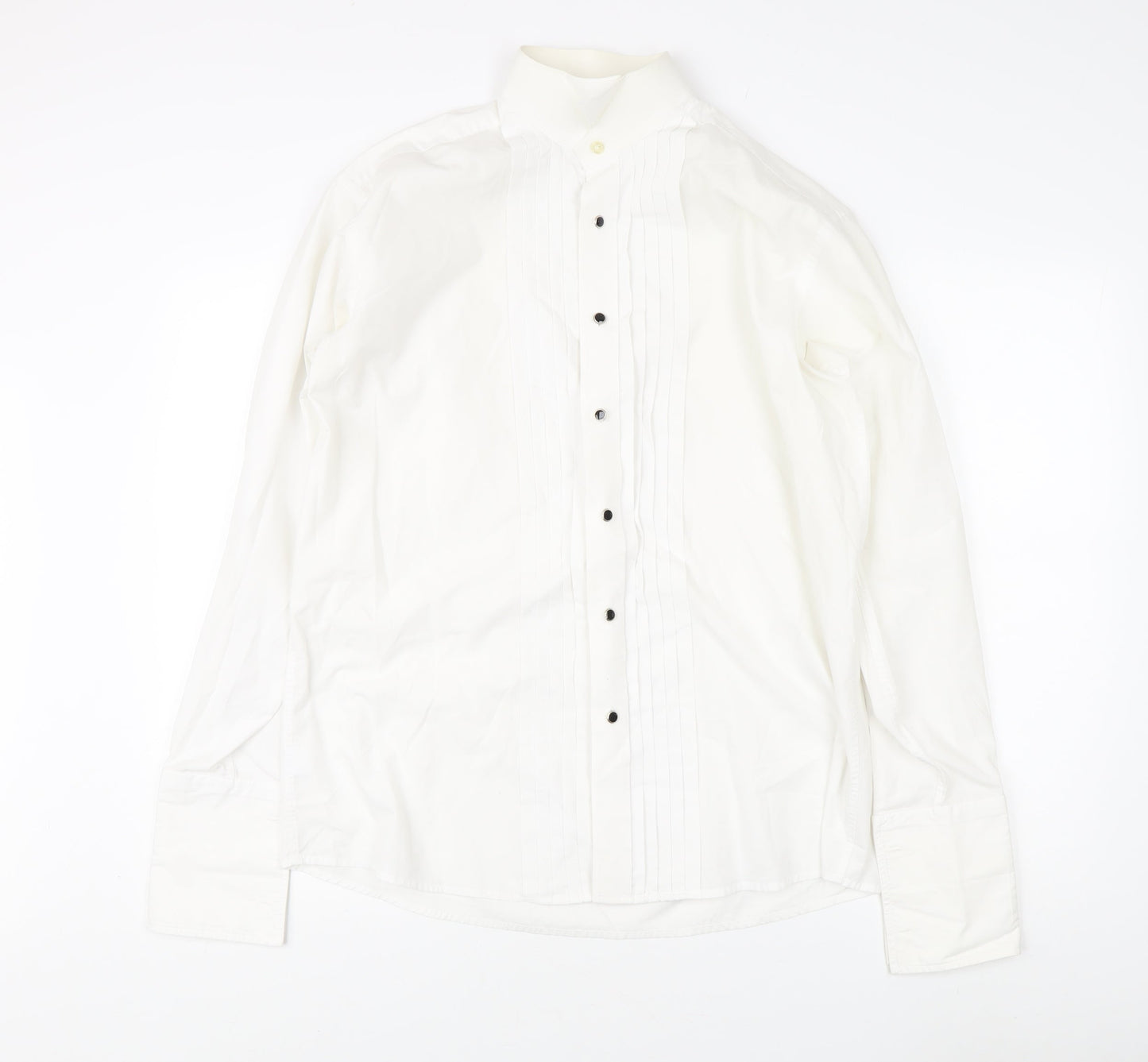 Pierre Cardin Men's White Formal Dress Shirt 15.5