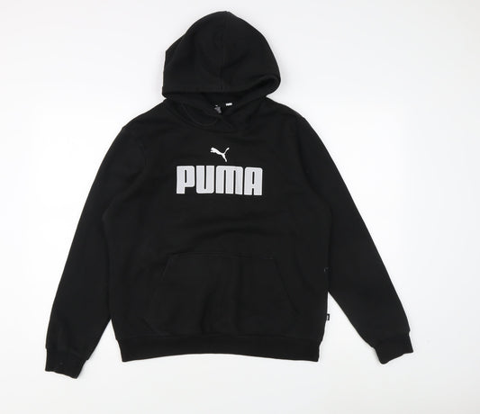 Puma Men's Black Pullover Hoodie L