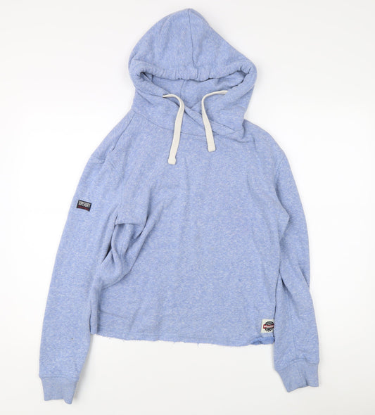 Superdry Men's Blue Pullover Hoodie Size S