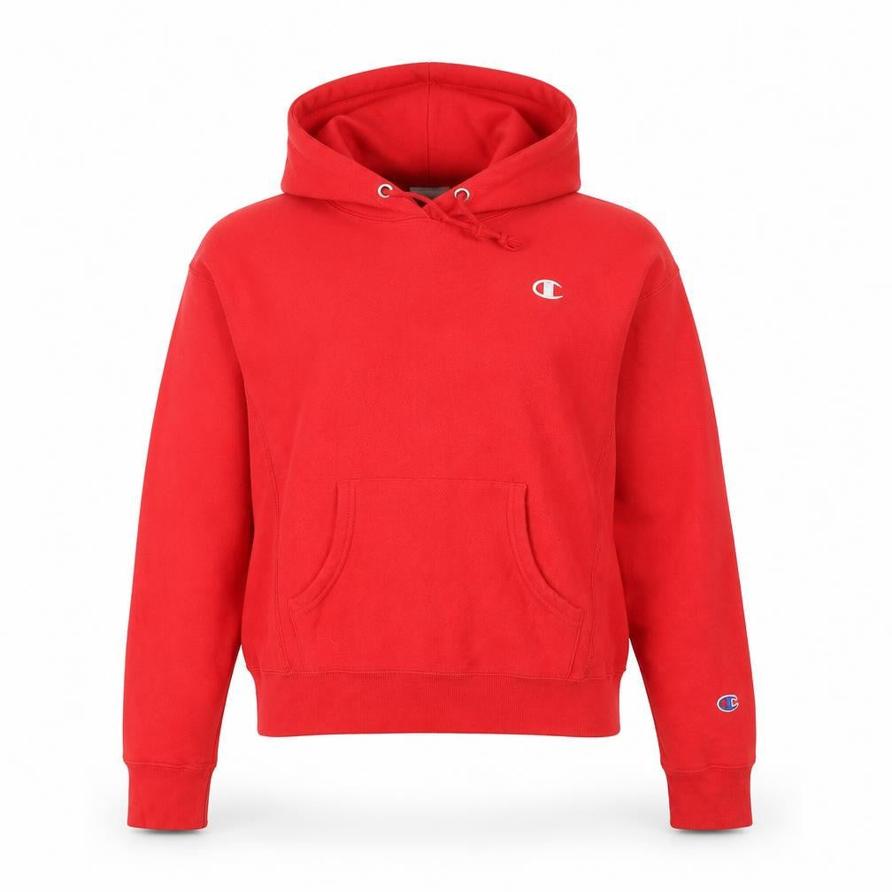 Womens UK S Regular Champion Red Pullover Hoodie